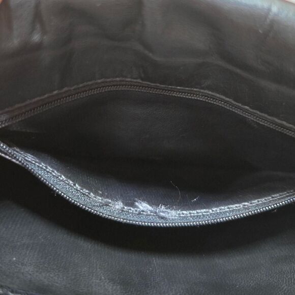 Vintage Carlos Falchi Women's Black crossbody purse, - Picture 6 of 8